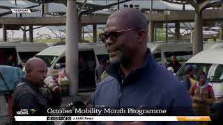 Transport Sector  October Mobility Month programme officially launched in the Western Cape [upl. by Zetnahs]