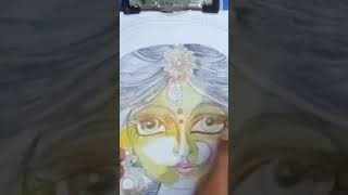 Maa lakshmi drawing for diwaliart drawing maa maalakshmidrawing maalaksmi maalaxmi [upl. by Haida]