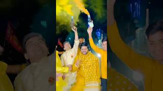 Ishaan bhai ki haldi main humne machaya dhamaal ❤️🤗 wedding haldi brother shortvideo shorts [upl. by Sioled]