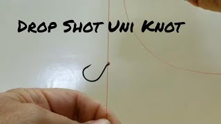 How to Tie Fishing Knot Drop Shot Knot  Union [upl. by Niwre]