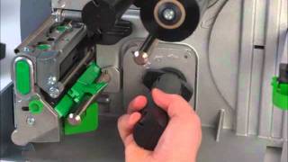 Internal Rewinder Installation  DatamaxOneil MClass by Label Power [upl. by Llecram]