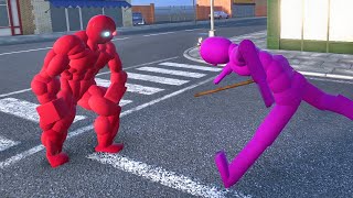 Making NPCs Fight with active ragdoll physics 4 [upl. by Deevan]