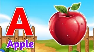 ABC Kids Learning Song A for Apple B for Ball  Kids Phonics Song  abclearningsongs [upl. by Wahl]