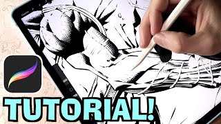 How To Ink On The iPad In 2022 With Procreate Lots Of Inking Tips☝🏻 [upl. by Towers]