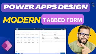 How to build Modern Tabbed Form in Power Apps powerapps sharepoint design tablist [upl. by Zenitram]