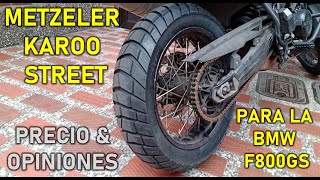 Metzeler Karoo Street  Review amp Opiniones  BMW F800 GS [upl. by Bible92]