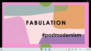 Fabulation  Postmodernism criticalstudies keralauniversity [upl. by Walden]