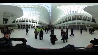 Go Inside the New World Trade Center Transit Hub with 360 Video [upl. by Walston]