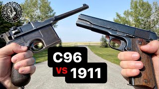 Mauser C96 “Broomhandle” vs “OG” 1911 US Army [upl. by Edward]