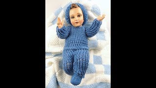 Crochet Traje Niño Jesús Chaqueta [upl. by Civ]