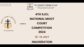 4th SJCL NATIONAL MOOT COURT COMPETITION 2024 [upl. by Neicul84]