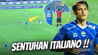 Beltrame Bolanya Lengket Banget  Full Debut quotStefano Beltramequot Bersama Maung Bandung Lawan PSM [upl. by Ojillib]