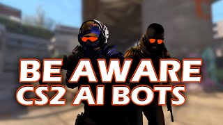 CS2 cheating  Be Aware of CS2 AI BOTS Report them [upl. by Niamrahc]