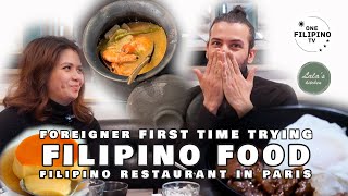 FOREIGNER REACTS TO FILIPINO FOOD  ONE FILIPINO TV filipinofood [upl. by Bat]