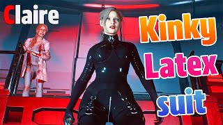 Claire Kinky Latex Suit  Resident Evil 2 Remake [upl. by Lesde]