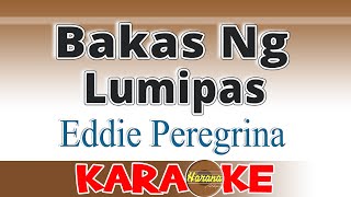 Bakas Ng Lumipas  Eddie Peregrina KARAOKE [upl. by Lerej]