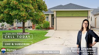 SOLD 172 Marygrove Crescent in Whyte Ridge with Betty Druxman [upl. by Enej833]