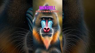 Mandrills Nature’s Colorful Mysteries mandrill [upl. by Ferren300]