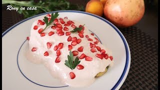 Chiles en Nogada  receta fácil para principiantes en la cocina  comida mexicana [upl. by Bena]