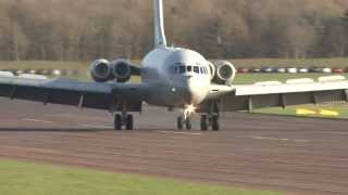 HD video  Vickers VC10 XV102 XV107 XV101 amp XV104 deliveries at Bruntingthorpe Airfield [upl. by Malti]