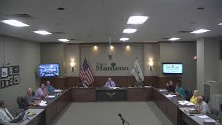 Manteno Village Board Meeting October 7 2024 [upl. by Apeed859]