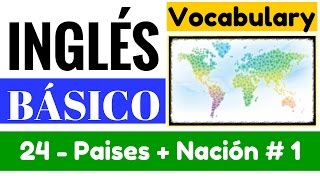 Vocabulario de Países y nacionalidades más poblados en inglés 1 quotYes en Inglés 1quot Video 24 [upl. by Skyler3]