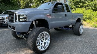 NEW 26x16 WHEELS ON 40s For My 600HP 73 Powerstroke [upl. by Alled]