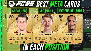 BEST META PLAYERS in Each Position  EA FC 25  Top Cards All Budgets Cheap to Expensive [upl. by Creigh]