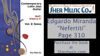 Nefertiti Wayne Shorter Edgardo Miranda Guitar Solo Transcription [upl. by Figge]