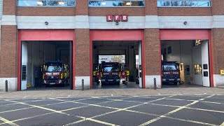 MOBILISE  G362 LFB Hammersmith Pump Turnout  Returning Footage [upl. by Knipe]