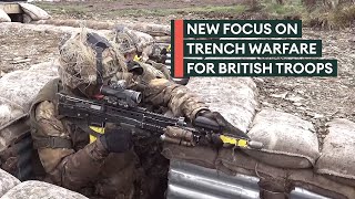 Why trench warfare is no longer a thing of the past for British Army [upl. by Nottarts]