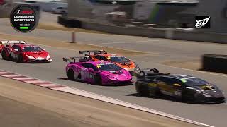 Race 1 – 2023 Lamborghini Super Trofeo Cup At WeatherTech Raceway Laguna Seca [upl. by Weidman502]