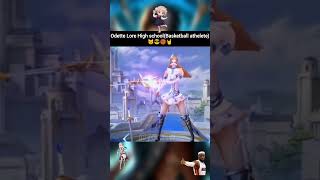 Odette lore Adult😇 vs High school😎 mlbb odette meme funny edit [upl. by Ellenar]