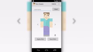 How to change skin on BlockLauncher Skin Stealer [upl. by Sirak]