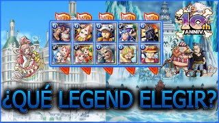 ¿QUÉ PERSONAJE ELEGIR ENTRE LOS 10 LEGENDS QCK  ONE PIECE TREASURE CRUISE [upl. by Nino]