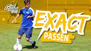 Fussballtraining Exact  Passen  Technik [upl. by Bland426]