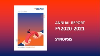 CSB Annual Report 202021 [upl. by Ree]