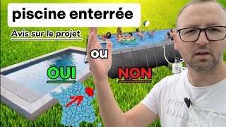 Piscine enterrée à faire ou ne pas faire ❓mon avis dans le Nord [upl. by Jessica]