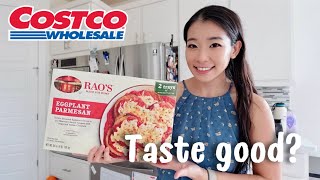 RAOS eggplant Parmesan review Costco frozen food taste testnew at costco deals [upl. by Haiel]