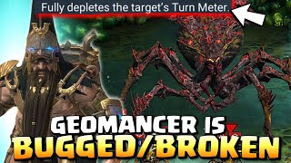 GEOMANCER is BUGGED on Spider I found the FIX Raid Shadow Legends [upl. by Neemsaj]