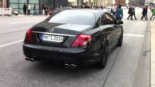 Fake Mercedes CL63 AMG drive off in Hamburg [upl. by Oates93]