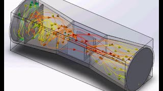 SolidWorks Flow Simulation with Fan and Heat Hink [upl. by Anaeerb]