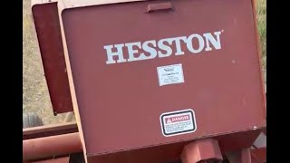 HESSTON 4600 BALER [upl. by Rabin]