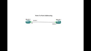 Point To Point Addressing Mikrotik [upl. by Aramac748]