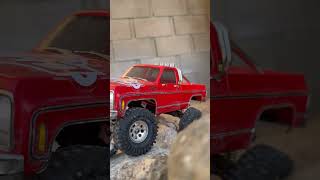 Chevy Crawling chevrolet rccars shorts traxxas [upl. by Ynehpets]