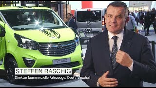 IAA 2017 I Opel Vivaro I Trio der neuen OpelGroßraumVans komplett [upl. by Stephie]