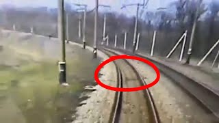 4 moments of the train crash captured on camera [upl. by Hayidah978]