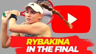 Elena rybakina brisbane 2024  brisbane International 2024 [upl. by Radbun]