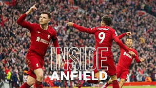 Inside Anfield Liverpool 22 Arsenal  BEST unseen action from dramatic comeback [upl. by Shepherd]