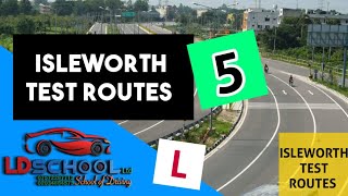 ISLEWORTH TEST ROUTE 5  ISLEWORTH TEST CENTRE [upl. by Ayeki]